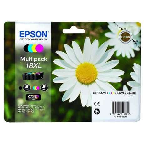 Epson T1816xl paquerette cartouche d'encre pack
