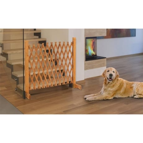 Barrière bois extensible