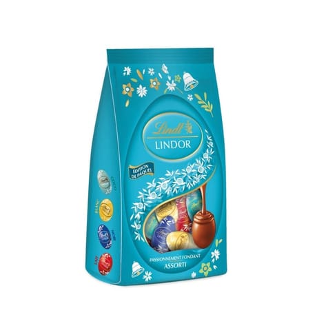 Lindt lindor oeufs chocolats assorti x1-180g