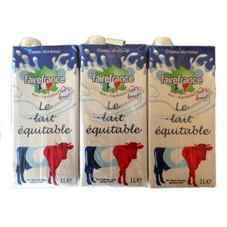 FaireFrance lait brick 1/2 écrémé stérilisé UHT 6X1L