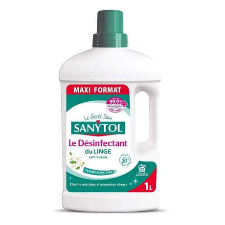 Sanytol desinfectant pour le linge fleurs blanches 1l