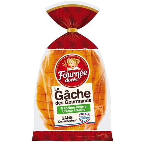 La Fournée Dorée gâche des gourmands tranchée 450g