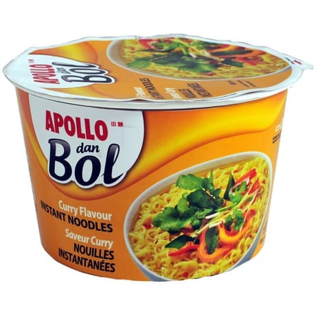 Apollo nouilles dan bol curry 85g