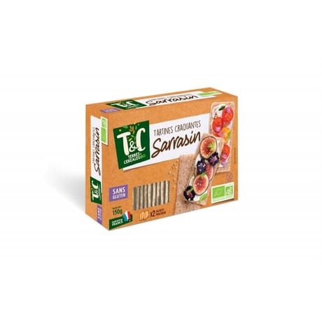Terres et céréales  tartines craquantes au sarrasin bio 150g