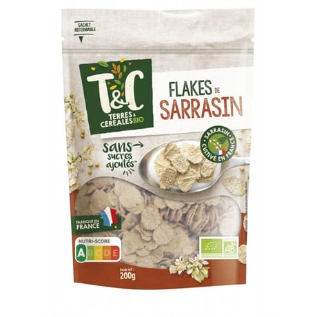 Terres et céréales corn flakes sarrasin bio 200g