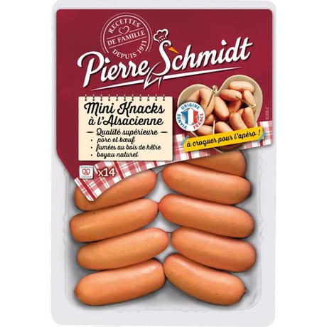 Pierre schmidt mini knacks d'Alsace 230g