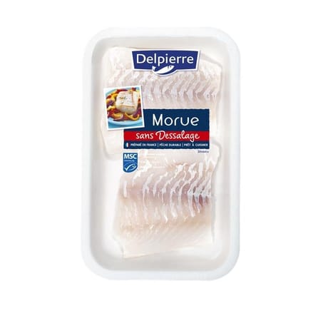 Morue MSC - sans dessalage 250g