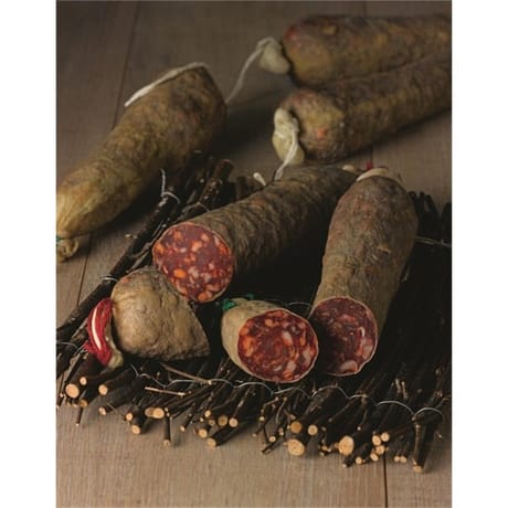 Chorizo fort de porc abotioa