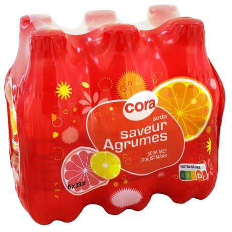 Cora soda saveur agrumes 6x33cl