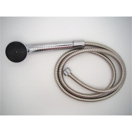 Techniloisir douchette 1 jet chromée + flexible chromé SA ref 004957