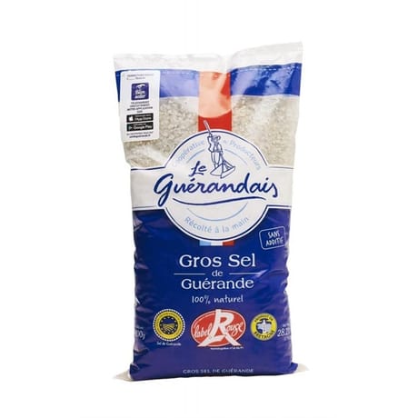 Le Guérandais gros sel sachet 800g Label Rouge