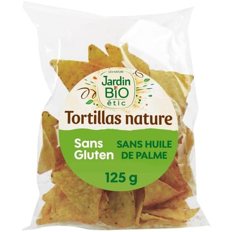 Jardin bio étic tortillas nature sans gluten 125g