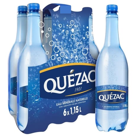 Quezac eau minerale gazeuse 6 x 1.15l