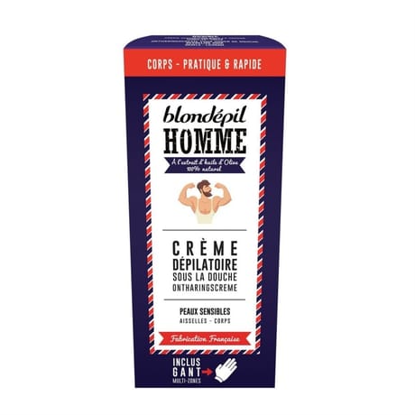 Blondépil homme crème dépilatoire sous la douche homme 200 ml