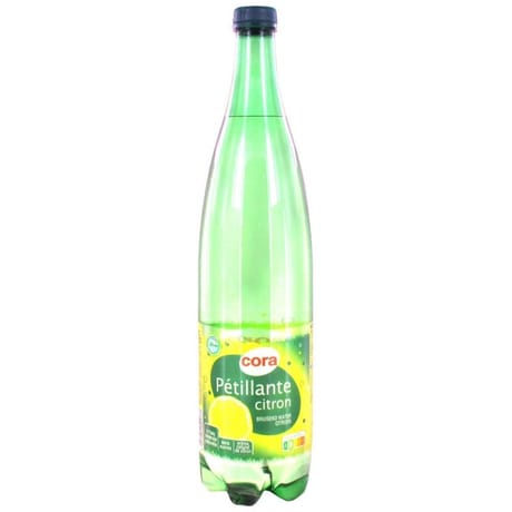 Cora eau pétillante citron 1l