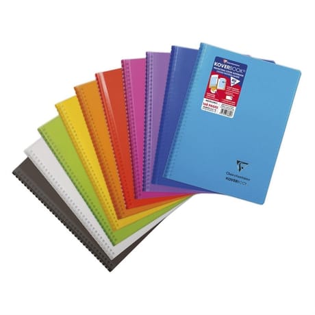 Clairefontaine cahier kover book a4 reliure intégrale petits carreaux 21x29.7cm