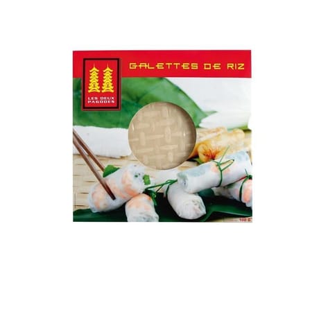 Les deux pagodes galettes de riz 100g
