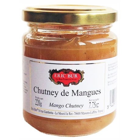 Eric Bur chutney de mangues 220g