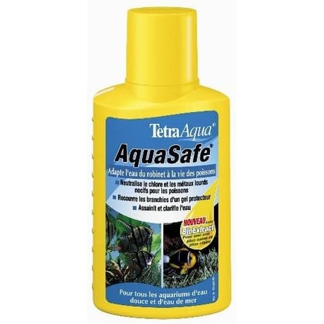 Tétra aquasafe traitement de l'eau poissons exotiques 100 ml