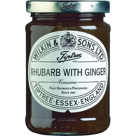 Tiptree confiture de rhubarbe/gingembre 340g
