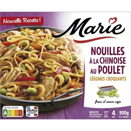 Marie nouilles à la chinoise au poulet légumes croquants 900g