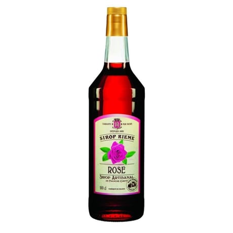 Sirop artisanal de franche comté a la rose 1l