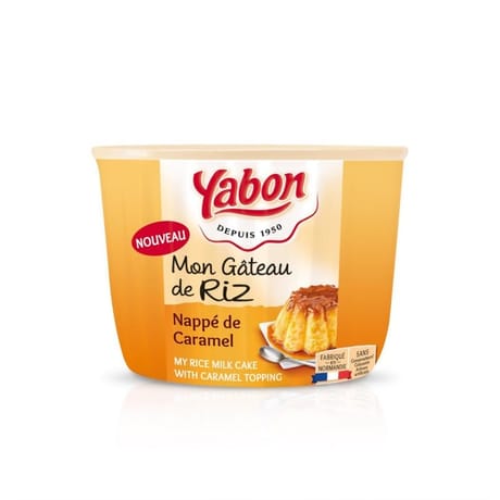 Yabon gâteau de riz nappage caramel 420g