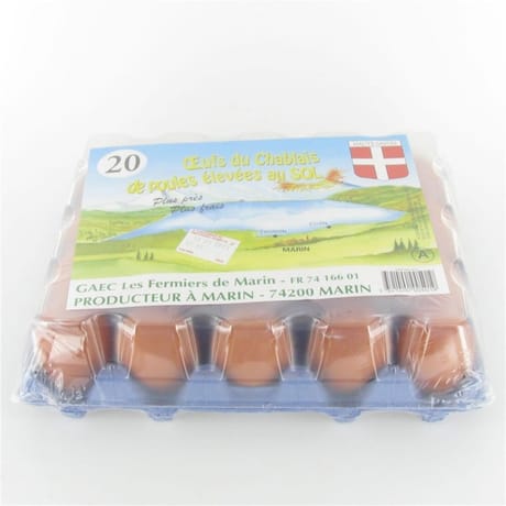 18 oeufs sol