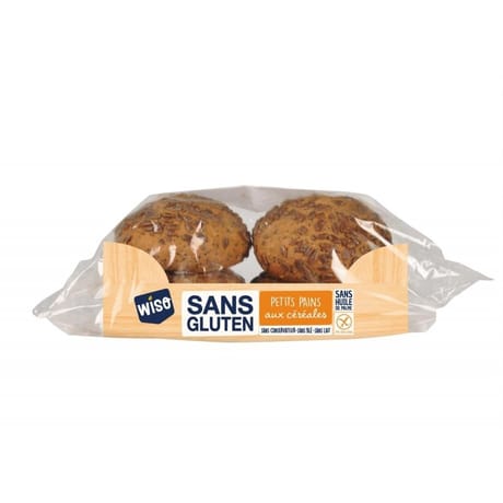 Petits pains aux céréales sans gluten Wiso 300g