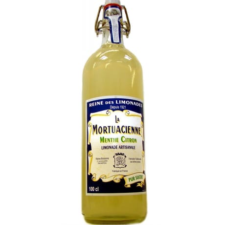 La Mortuacienne limonade artisanale menthe citron 100 cl