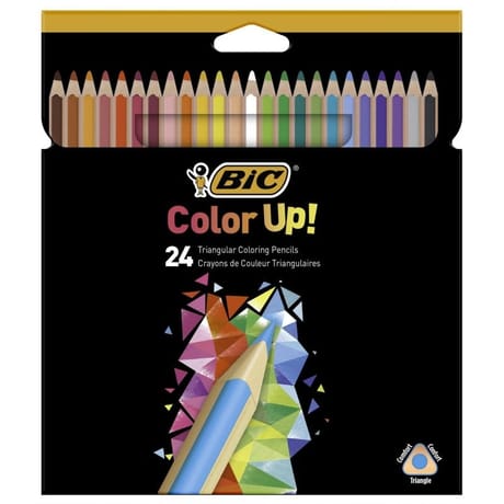 Bic crayon de couleur color up pochette de 24