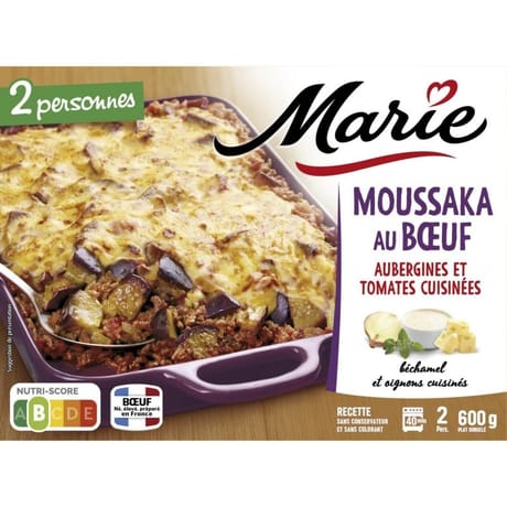 Marie moussaka au boeuf 600g