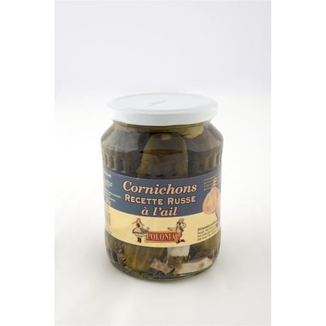 Polonia cornichons a l'ail 330g