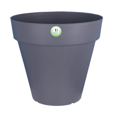 Riviera bac soleilla rond 30 cm  gris paillete