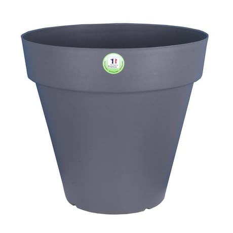 Riviera bac soleilla rond 25 cm gris paillet