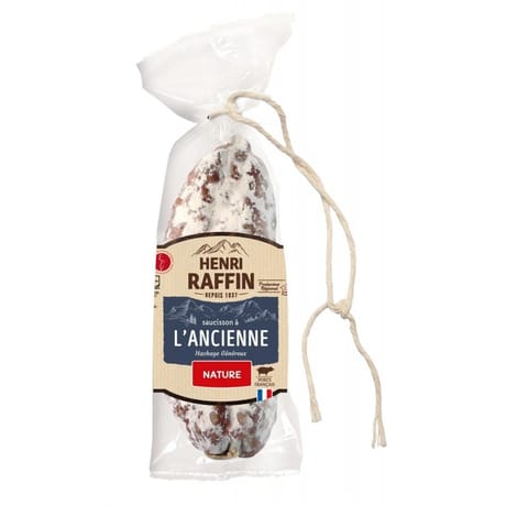 Henri raffin saucisson ancien nature 180g
