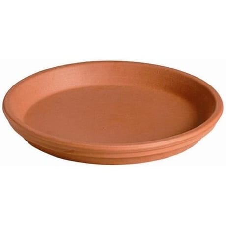 Deroma soucoupe imperméable 17 cm terre cuite