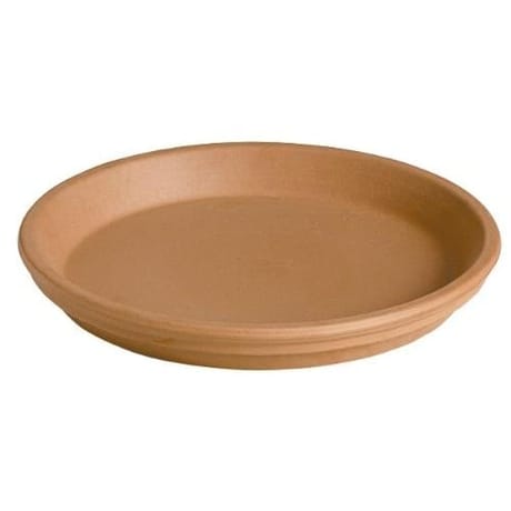 Deroma soucoupe imperméable 9 cm terre cuite