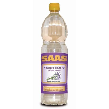 Saas vinaigre d'alcool blanc 6° senteur lavande 1 litre