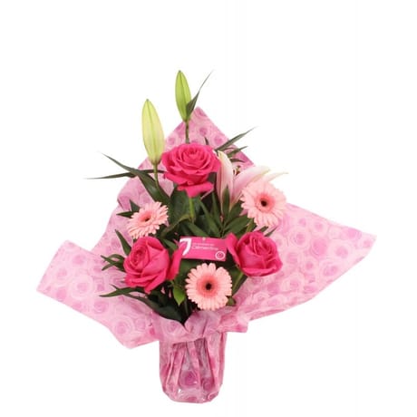 Composition fleurs piquées pétale 11 tiges