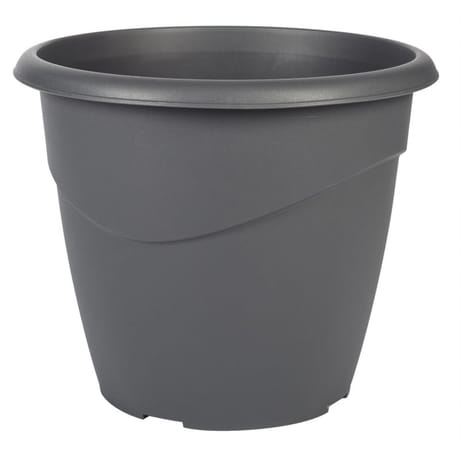 Eda pot marina diam 18 cm non percé gris anthracite