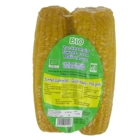 Mais bio doux barquette 2 épis