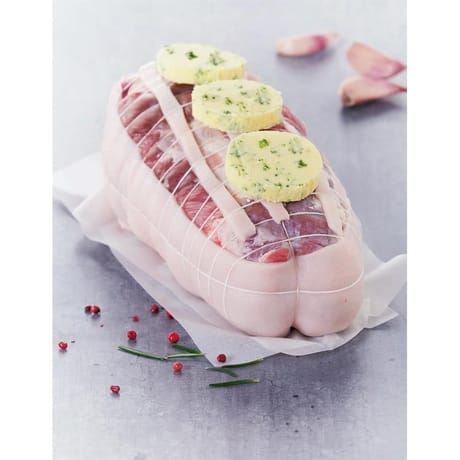 Epaule d'agneau roulée beurre maître d'hôtel