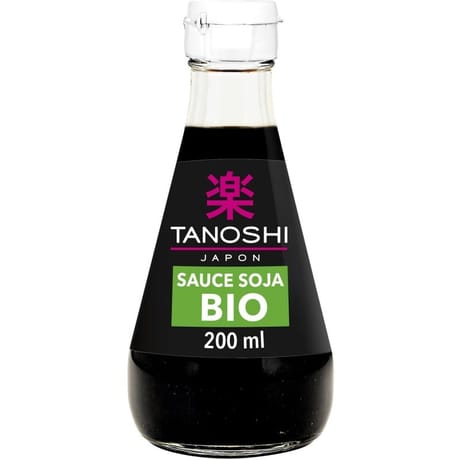 Tanoshi sauce soja bio 200ml