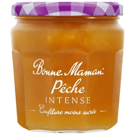 Bonne Maman confiture pêche intense 335g