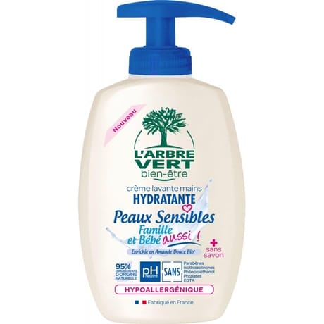 L'Arbre Vert Bien Etre - crème lavante peaux sensibles 300ml