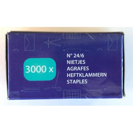 Agrafes 24/6 3000 pcs