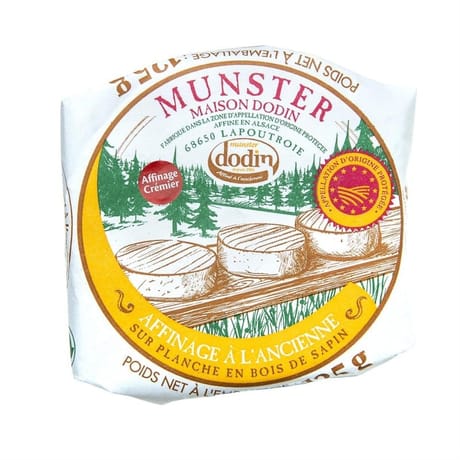 Munster AOP Sélection affinage crémier 125g - Dodin
