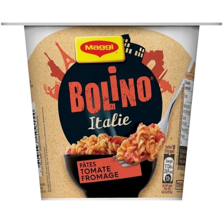 Bolino Italie pâtes tomate fromage 69g