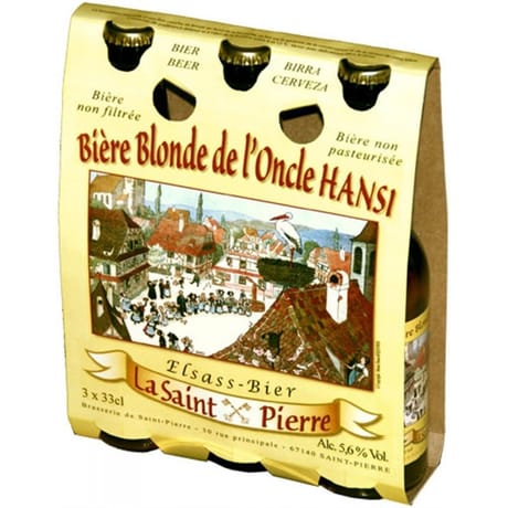Tripack bière blonde Hansi 3x33cl 5.6% Vol.